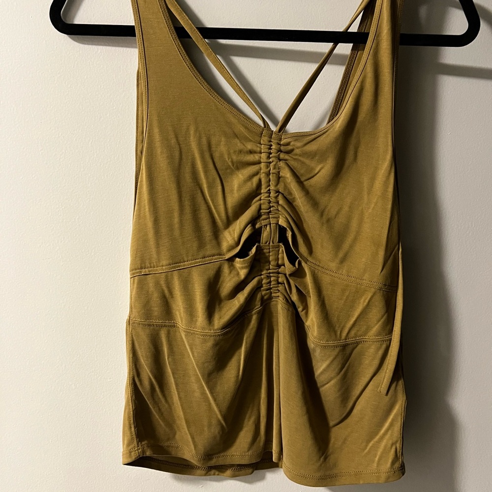 Forest green tank top